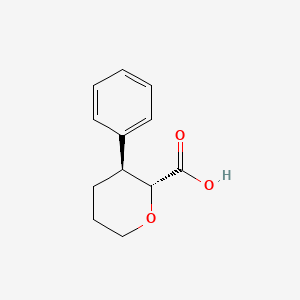 (2R,3S)-3-Phenyloxane-2-carboxylic acid