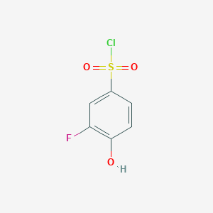 Benzenesulfonylchloride,3-fluoro-4-hydroxy-