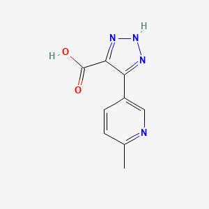 5-(6-Methylpyridin-3-yl)-2H-triazole-4-carboxylic acid