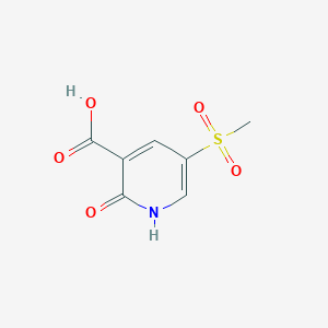 molecular formula C7H7NO5S B2916587 5-Methylsulfonyl-2-oxo-1H-pyridine-3-carboxylic acid CAS No. 2137572-07-5