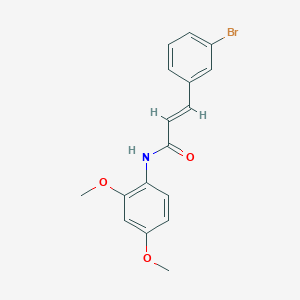 3-(3-bromophenyl)-N-(2,4-dimethoxyphenyl)acrylamide