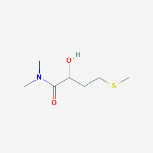 molecular formula C7H15NO2S B2916601 2-Hydroxy-N,N-dimethyl-4-methylsulfanylbutanamide CAS No. 1026337-14-3