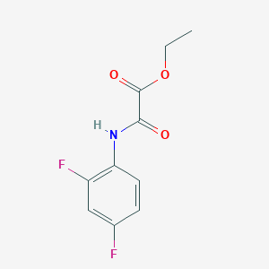 molecular formula C10H9F2NO3 B2916631 Ethyl 2-((2,4-difluorophenyl)amino)-2-oxoacetate CAS No. 333441-80-8