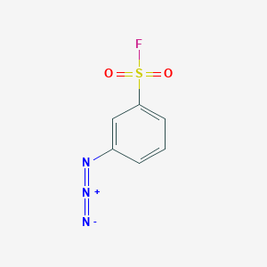 molecular formula C6H4FN3O2S B2916653 3-Azidobenzenesulfonyl fluoride CAS No. 2253640-67-2