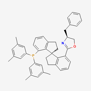 Oxazole,2-[(1S)-7'-[bis(3,5-dimethylphenyl)phosphino]-2,2',3,3'-tetrahydro-1,1'-spirobi[1H-inden]-7-YL]-4,5-dihydro-4-(phenylmethyl)-,(4S)-