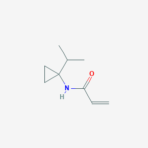 molecular formula C9H15NO B2917268 n-[1-(Propan-2-yl)cyclopropyl]prop-2-enamide CAS No. 1862059-97-9