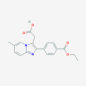 2-[4-(Ethoxycarbonyl)phenyl]-6-methyl-imidazo[1,2-a]pyridine-3-acetic Acid