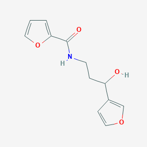N-(3-(furan-3-yl)-3-hydroxypropyl)furan-2-carboxamide
