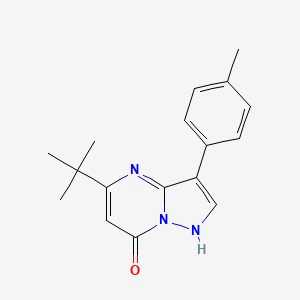 5-(Tert-butyl)-3-(p-tolyl)pyrazolo[1,5-a]pyrimidin-7-ol
