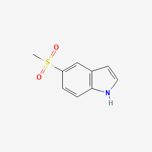 molecular formula C9H9NO2S B2917445 5-(Methylsulfonyl)-1H-indole CAS No. 152879-73-7
