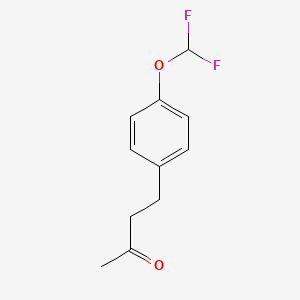 4-[4-(Difluoromethoxy)phenyl]butan-2-one
