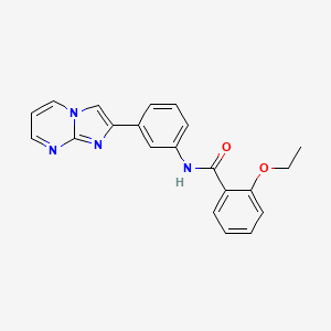 2-ethoxy-N-(3-imidazo[1,2-a]pyrimidin-2-ylphenyl)benzamide