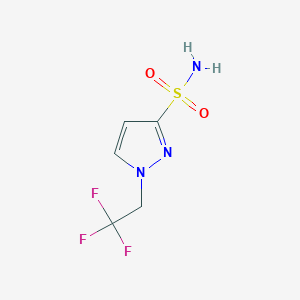 1-(2,2,2-Trifluoroethyl)pyrazole-3-sulfonamide