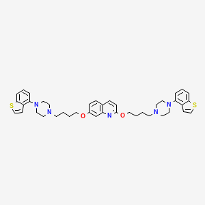 2,7-Bis[4-[4-(1-benzothiophen-4-yl)piperazin-1-yl]butoxy]quinoline