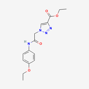 ethyl 1-{2-[(4-ethoxyphenyl)amino]-2-oxoethyl}-1H-1,2,3-triazole-4-carboxylate