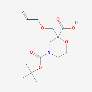 4-[(Tert-butoxy)carbonyl]-2-[(prop-2-en-1-yloxy)methyl]morpholine-2-carboxylic acid