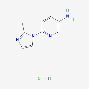 6-(2-methyl-1H-imidazol-1-yl)pyridin-3-amine hydrochloride