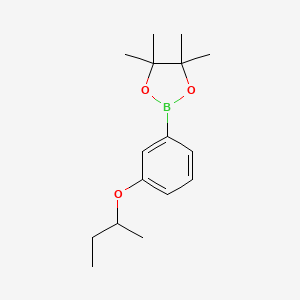 2-(3-(sec-Butoxy)phenyl)-4,4.5,5-tetramethyl-1.3.2-dioxaborolane