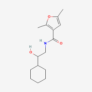 N-(2-cyclohexyl-2-hydroxyethyl)-2,5-dimethylfuran-3-carboxamide