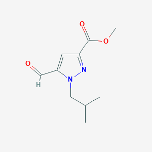 methyl 5-formyl-1-isobutyl-1H-pyrazole-3-carboxylate