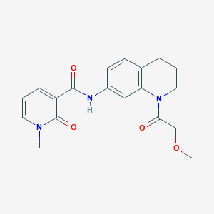 N-(1-(2-methoxyacetyl)-1,2,3,4-tetrahydroquinolin-7-yl)-1-methyl-2-oxo-1,2-dihydropyridine-3-carboxamide