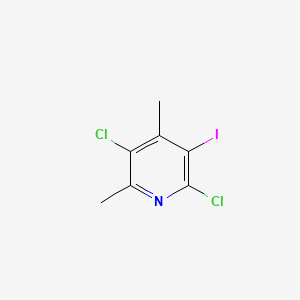 2,5-Dichloro-3-iodo-4,6-dimethylpyridine