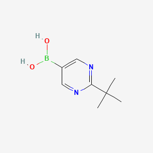molecular formula C8H13BN2O2 B2917708 (2-Tert-butylpyrimidin-5-YL)boronic acid CAS No. 1352570-51-4