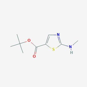 molecular formula C9H14N2O2S B2917723 tert-Butyl 2-(methylamino)thiazole-5-carboxylate CAS No. 2248320-26-3
