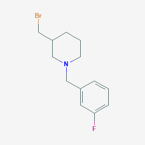 3-(Bromomethyl)-1-(3-fluorobenzyl)piperidine