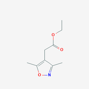molecular formula C9H13NO3 B2917770 Ethyl (3,5-dimethylisoxazol-4-yl)acetate CAS No. 113618-89-6