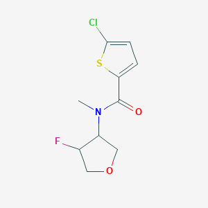 molecular formula C10H11ClFNO2S B2917786 5-氯-N-(4-氟氧杂环-3-基)-N-甲基噻吩-2-甲酰胺 CAS No. 2199870-75-0