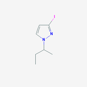 molecular formula C7H11IN2 B2917855 1-sec-Butyl-3-iodo-1H-pyrazole CAS No. 1354706-41-4