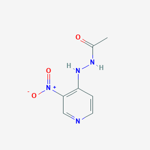 molecular formula C7H8N4O3 B2917863 4-(2-Acetylhydrazino)-3-nitropyridine CAS No. 31481-85-3