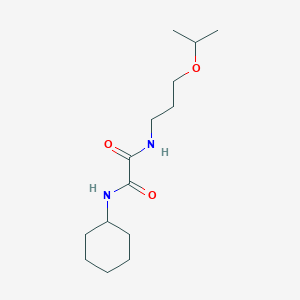 molecular formula C14H26N2O3 B2917926 N1-cyclohexyl-N2-(3-isopropoxypropyl)oxalamide CAS No. 364742-94-9