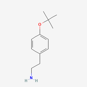 B2917963 Benzeneethanamine, 4-(1,1-dimethylethoxy)- CAS No. 157981-64-1