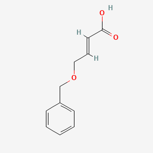 molecular formula C11H12O3 B2917965 4-(Benzyloxy)but-2-enoic acid CAS No. 162551-89-5