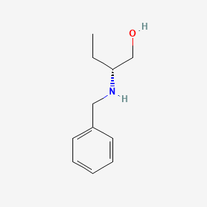 molecular formula C11H17NO B2918029 (R)-2-(benzylamino)butan-1-ol CAS No. 6257-49-4