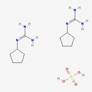 B2918066 Bis(2-cyclopentylguanidine); sulfuric acid CAS No. 1315368-20-7; 45715-47-7
