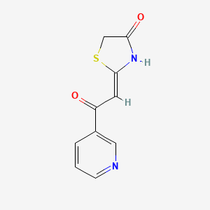 2-(2-Oxo-2-(pyridin-3-yl)ethylidene)thiazolidin-4-one