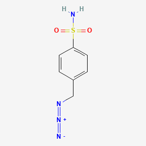 molecular formula C7H8N4O2S B2918323 4-Azidomethyl-benzenesulfonamide CAS No. 864528-35-8