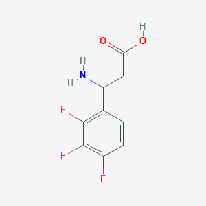 molecular formula C9H8F3NO2 B2918325 3-Amino-3-(2,3,4-trifluorophenyl)propanoic acid CAS No. 682803-69-6