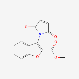 methyl 3-(2,5-dioxo-2,5-dihydro-1H-pyrrol-1-yl)-1-benzofuran-2-carboxylate