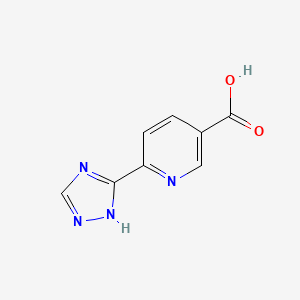 6-(1H-1,2,4-triazol-3-yl)pyridine-3-carboxylic acid