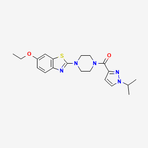 (4-(6-ethoxybenzo[d]thiazol-2-yl)piperazin-1-yl)(1-isopropyl-1H-pyrazol-3-yl)methanone