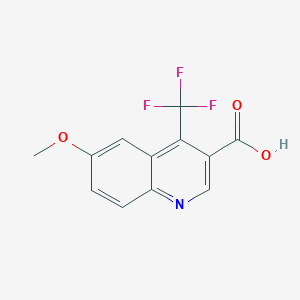 6-Methoxy-4-(trifluoromethyl)quinoline-3-carboxylic acid