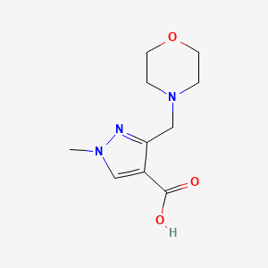 1-Methyl-3-(morpholin-4-ylmethyl)pyrazole-4-carboxylic acid