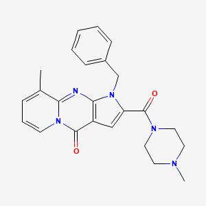 1-benzyl-9-methyl-2-(4-methylpiperazine-1-carbonyl)pyrido[1,2-a]pyrrolo[2,3-d]pyrimidin-4(1H)-one