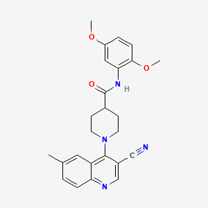 Ethyl 1-[(5-isoxazol-5-yl-2-thienyl)sulfonyl]piperidine-3-carboxylate