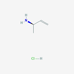molecular formula C4H10ClN B2918435 (R)-But-3-en-2-amine hydrochloride CAS No. 869485-70-1