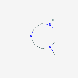 molecular formula C8H19N3 B2918441 1,4-Dimethyl-1,4,7-triazonane CAS No. 141213-10-7